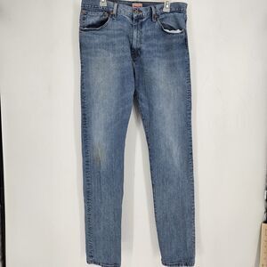 Sendero Provisions Jeans Mens 32x34 Blue Denim Straight Leg Hueco Distressed USA
